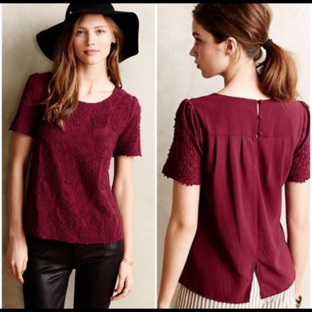 Anthropologie Vanessa and Virginia Lace Top